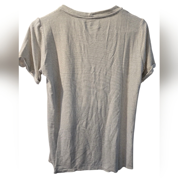 NWT Lauren Moshi Peace Sign Striped shirt - Picture 4 of 9